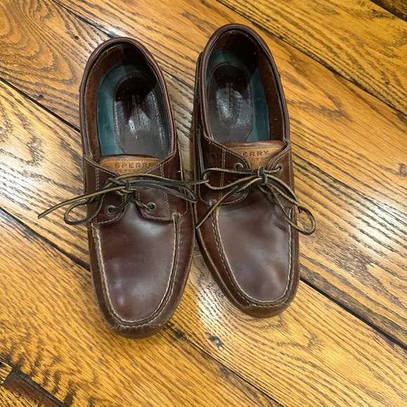 SPERRY TOP SIDER MENS LACE UP BOAT SHOES SIZE 13M - Picture 1 of 7